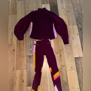 Lululemon x Roskada leggings and jacket set